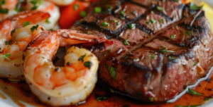DINNER ENTREES​ - Steak & SHrimp